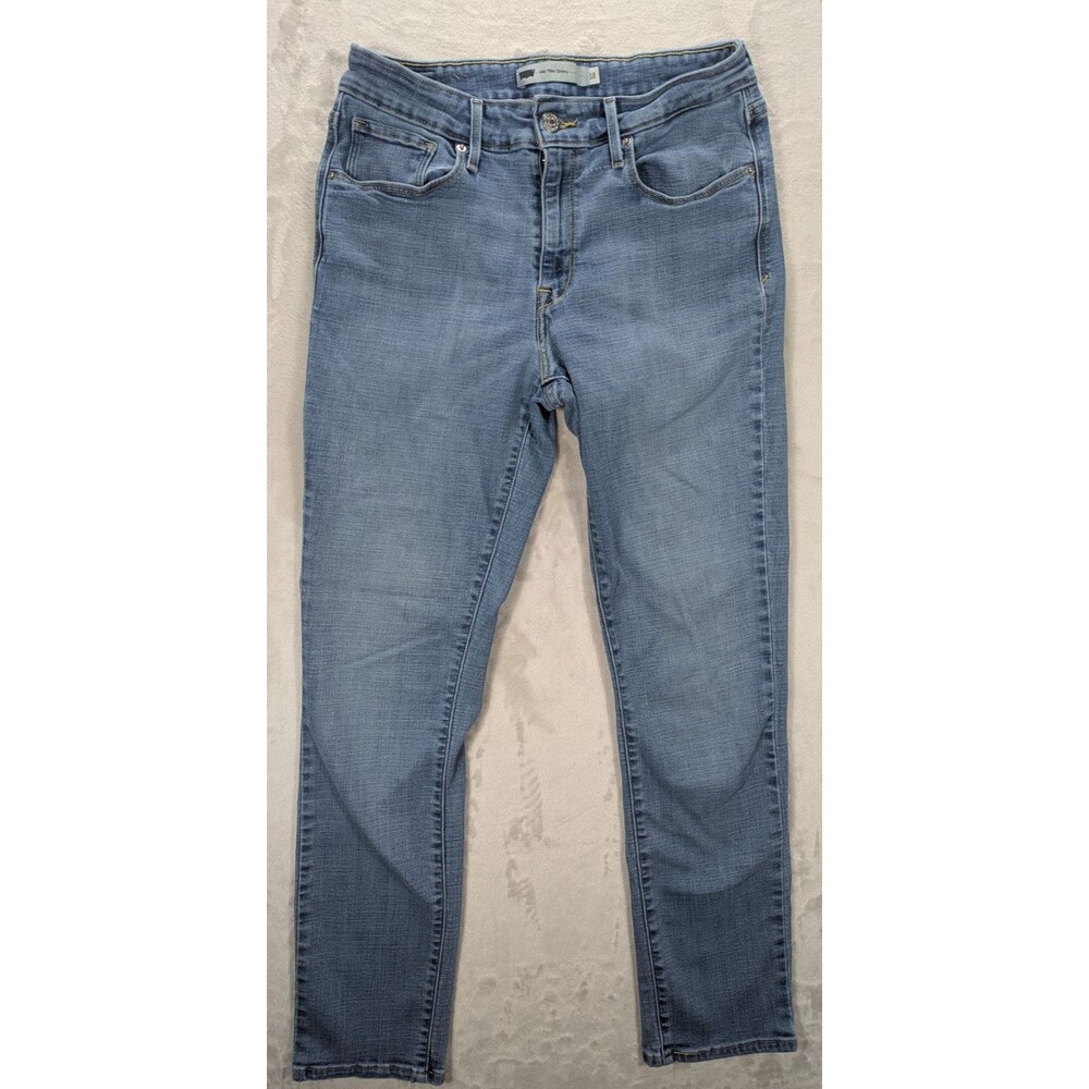 Levi's Mid Rise Skinny Jeans Women's 10M 30x32 Light Wash Y2K Normcore Capsule